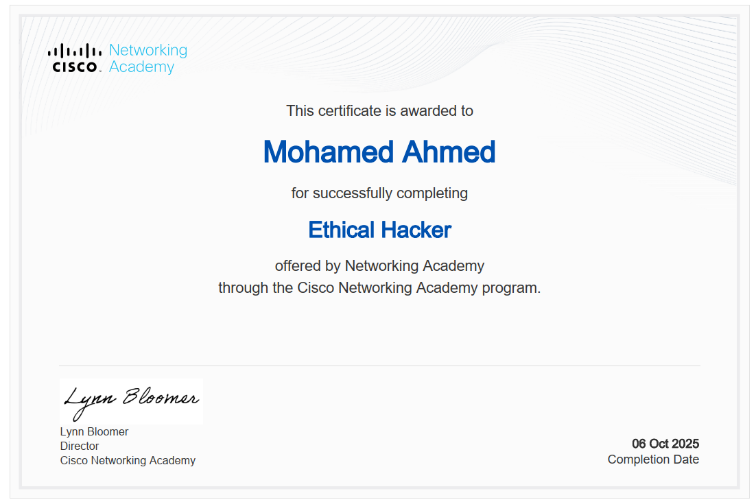 Ethical Hacking Badge